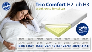 Materac Trio Comfort H2 lub H3 -20%