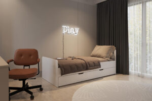 Łóżko z płyty 80221