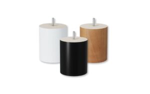 Noga drewniana walec 12 cm